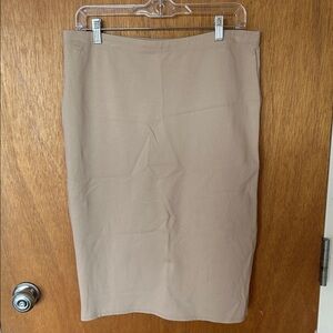Chic Tan Pencil Skirt for Women